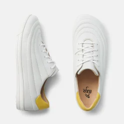 Sneaker | Lace-ups*BÄR shoes Harper weiß/zitrone