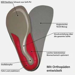 Shoe Accessories*BÄR shoes Stability Fußbett 6 mm grey
