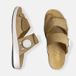 House Shoes | Sandals*BÄR shoes SunGo with Hallufix gold